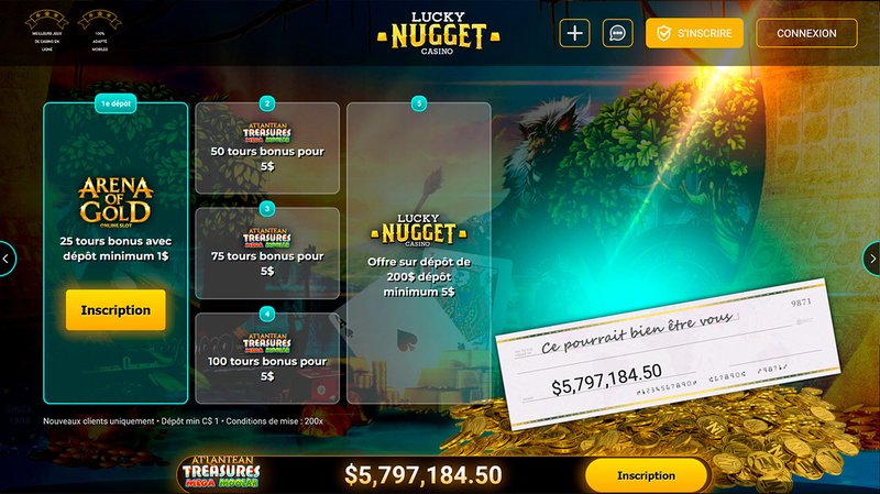 Meilleur casino canada bonus sans depot à Canada